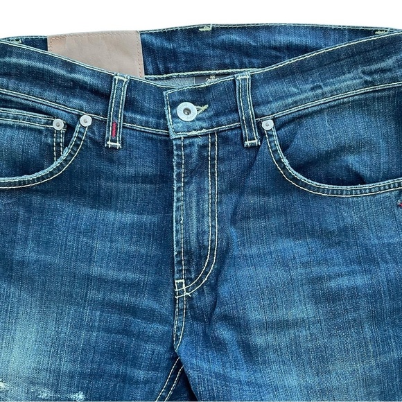 NWT DONDUP JEANS UP064 050U Skinny Mid Rise Sydney Wash Italy 30X34.5 Logo $195 - Picture 6 of 9